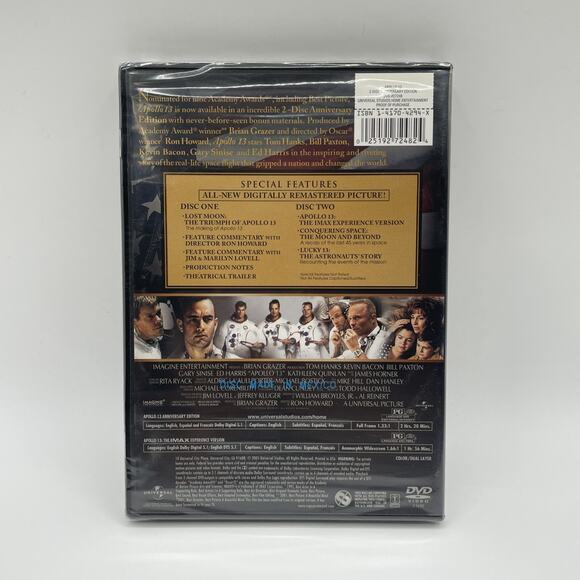 Apollo 13 (Full Screen 2-Disc Anniversary Edition) DVDs - Picture 2 of 2
